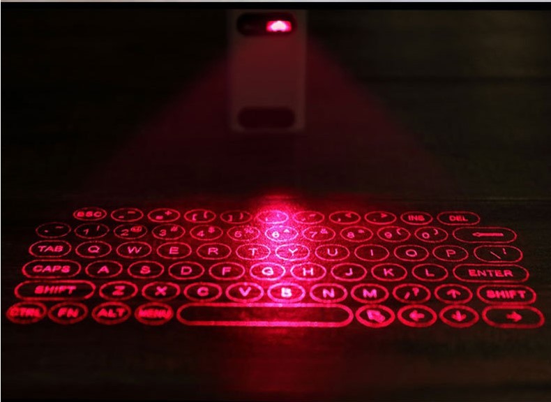 Virtual Laser Keyboard with Mouse with Powerbank– Bluetooth