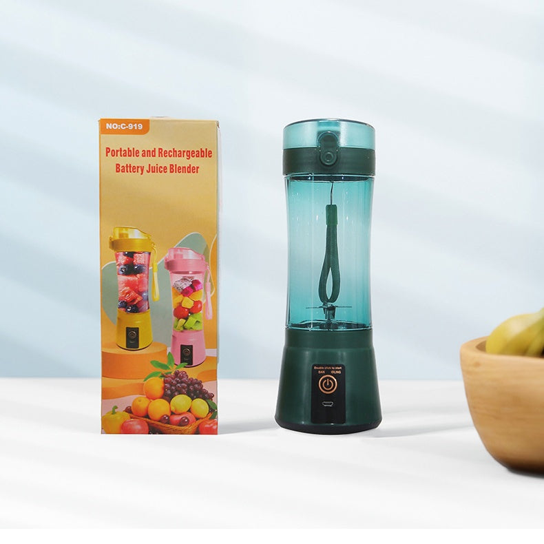 Portable USB Rechargeable Mini Blender – Electric Fruit Juicer & Smoothie Maker