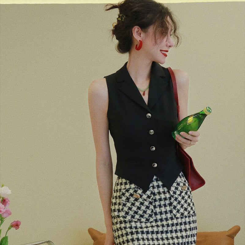 High Class Elegant Vintage Suit Vest Waistcoat