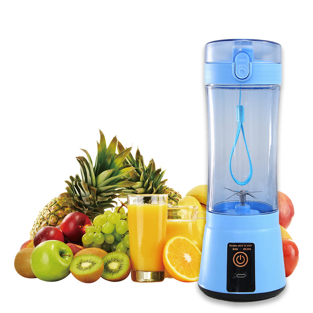 Portable USB Rechargeable Mini Blender – Electric Fruit Juicer & Smoothie Maker