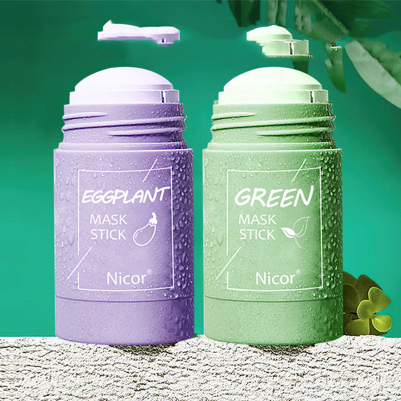 Nicor Green Tea Mask Stick and Eggplant Mask Stick