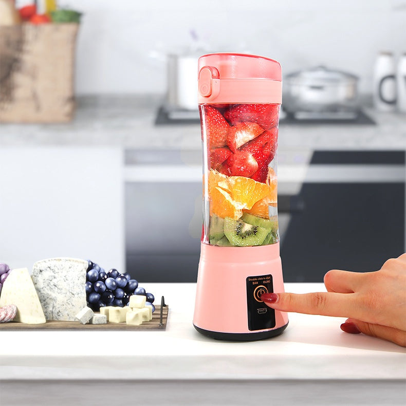 Portable USB Rechargeable Mini Blender – Electric Fruit Juicer & Smoothie Maker