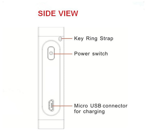 Virtual Laser Keyboard with Mouse  with Powerbank– Bluetooth