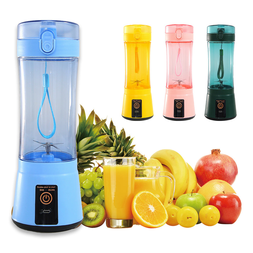 Portable USB Rechargeable Mini Blender – Electric Fruit Juicer & Smoothie Maker