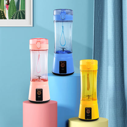 Portable USB Rechargeable Mini Blender – Electric Fruit Juicer & Smoothie Maker