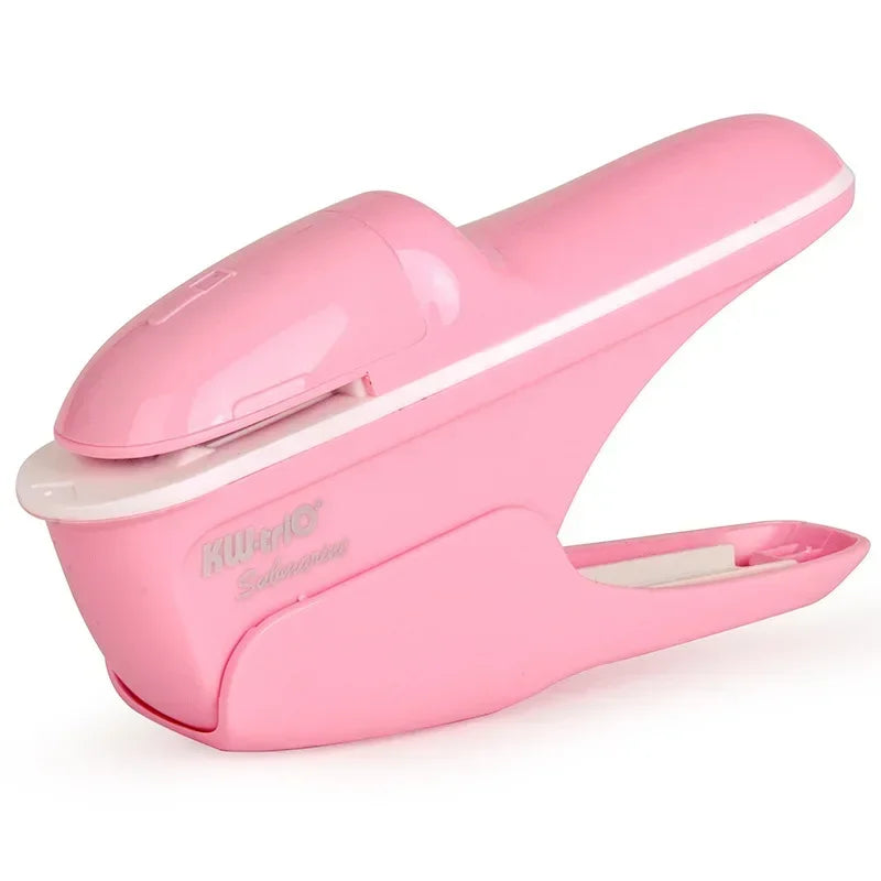 Mini Staple-Free Stapler – Cute, Needleless Paper Binding Machine
