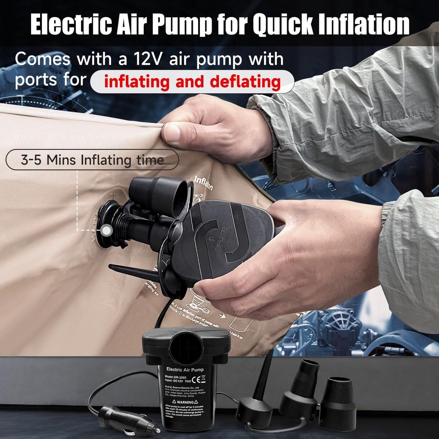 Car SUV Air Mattress with pump and pillows!